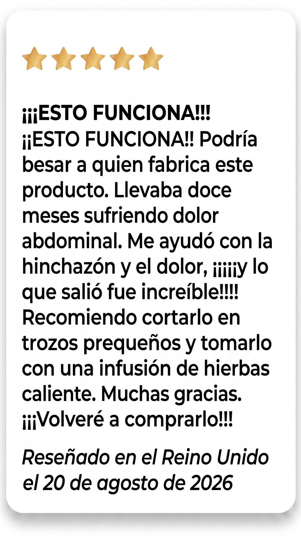 Customer review